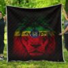 Ethiopia Lion Warrior Premium Quilt A0  Quilt